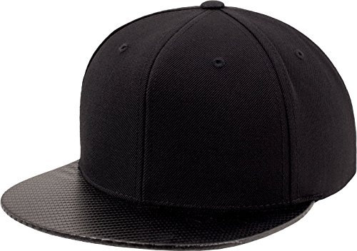 Flexfit Mütze Snapback, Black/Carbon, one Size, 6089CA-00652-0050