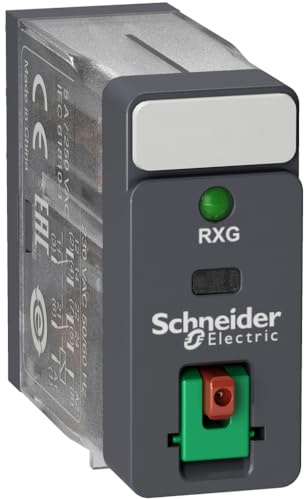 Schneider Electric Harmony Relay RXG Monostabiles Relais, Steckrelais 2-poliger Wechsler 5A 230V ac Spule / 820mW
