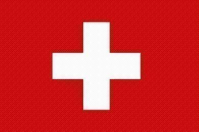 Top Qualität - Flagge SCHWEIZ Swiss Swizerland Fahne, 90 x 150 cm, EXTREM REIßFEST, Keine BILLIG-CHINAWARE, Stoffgewicht ca. 100 g/m², sehr robust, starke Messing-Ösen - umlaufend genäht, Hissflagge