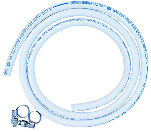 Set für Butangasschlauch – 1, 50 m + 2 Schellen