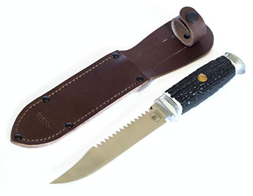 Mikov Venado 376-NH-1/Z Jagdmesser mit Ledertasche