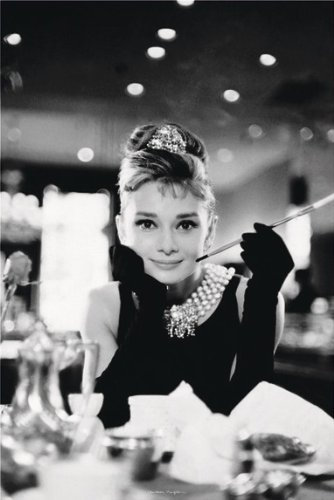Audrey Hepburn Poster Breakfast at Tiffany's (100cm x 140cm)