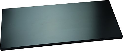 BISLEY Fachboden mit Lateralhängevorrichtung für EuroTambour, Metall, 333 Schwarz, 39 x 93 x 3 cm