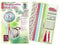 Ursus 23500099 - Designstreifen Paper Balls Jolly Christmas, Material für bis zu 8 Paper Balls, Durchmesser ca. 10 cm, 60 Streifen mit Zubehör, ideal zum Basteln von individuellen Weihnachtskugeln