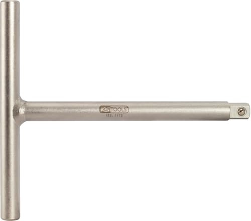KS Tools 152.1172 3/8 T-Griff Schlüssel für Fräskopfaufnahme, 150mm