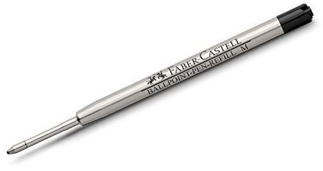 Faber-Castell 148740 - Kugelschreibermine M, 10-er Schachtel, schwarz