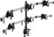 HFTEK 6-Fach Monitorarm - Tischhalterung für 6 Monitore von 15 bis 27 Zoll - VESA 75/100 (MP260C-L)