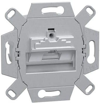 Schneider Electric Merten UAE-Einsatz, 8 Kat, 6A, iso, Unterputzeinsatz 1xRJ45, Antennendose, Artikelnummer MEG4530-0000