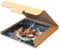100 St. LP Schallplatten Versandkartons Kartonage für 3-6 Vinyl LP Maxi 12 Zoll 325x325x20 mm extra stark