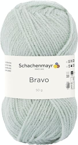 Schachenmayr Bravo 9801211-08359 mint Handstrickgarn, Häkelgarn