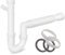 Schläfer 439304 | Siphon d'évacuation d'évier universel, tuyau flexible 1 1/2, raccord lave-vaisselle, lave-linge, raccord mural Ø40/50 mm