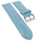 Uhrenarmband Kalbsleder Hellblau 20322S, Stegbreite:24mm