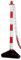 Colonnina Segnaletica con Base in Cemento per Delimitare in Pvc Altezza 90 cm