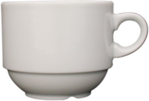 6x Cappuccino-Obertasse Inhalt 0,26 ltr - stapelbar - Kaffeeservie, Kaffeebecher