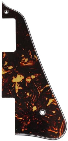 Musiclily Gitarren-Schlagbrett Pickguard für China Made Epiphone Les Paul Standard Modern Style,4 lagig Tortoise Shell
