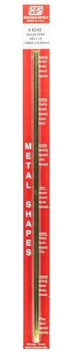 K&S Precision Metals 8245 Brass Strip, .25 Wide x 12 Long