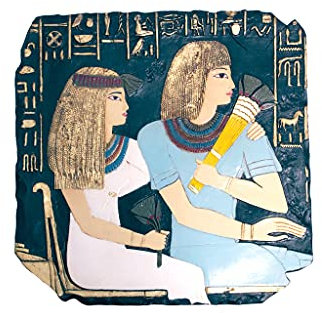 Design Toscano Ägyptischer Pharao Ramses, Wandfigur