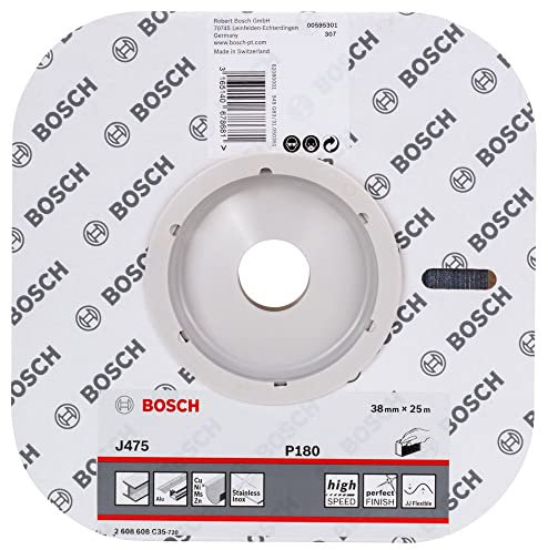 Bosch Accessories 2608608C35 Rouleau abrasif tissu J475 38 mm x 25 m 180