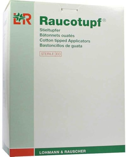 RAUCOTUPF Stieltupfer 1 St ster.großer Wattekopf 50X2 St