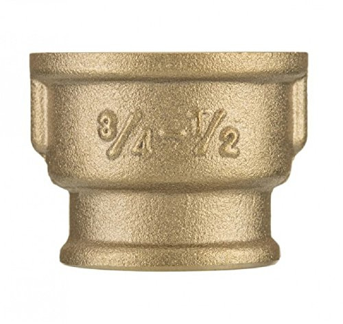 1/2 x 3/8 BSP Female Thread Pipe Reduction Muff Union Joiner Fitting Brass