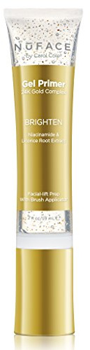 Nuface - 24K Gold Primer Gel, Brighten facial Lift With Brush (59ml)