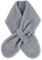 Sterntaler Unisex Baby Schal aus Microfleece Schal, silber melange, 70
