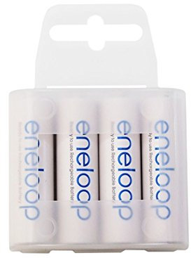 Panasonic Eneloop Lot de 4 Piles Rechargeables R6/AA Ni-MH BK-3MCCE 2000 mAh