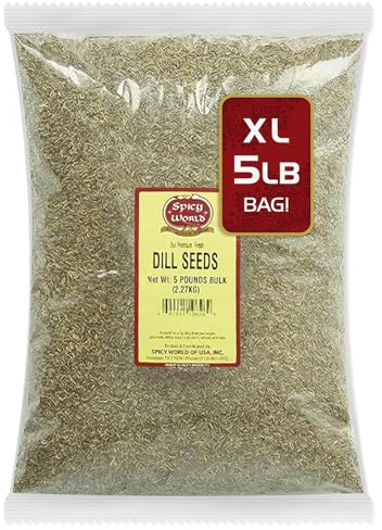 Dill Seeds 5 Pounds Bulk (Suva)