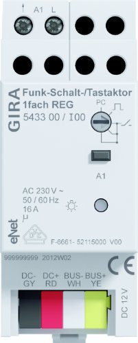 Gira 543300 Funk Schalt Tastaktor Regensensor 1-Fach eNet