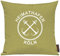 Shirtinstyle Sofakissen Heimathafen Köln, Kissen, Meer, Heimatort, Stadt, Urlaub, Größe 40 x 40cm, Farbe Gruen
