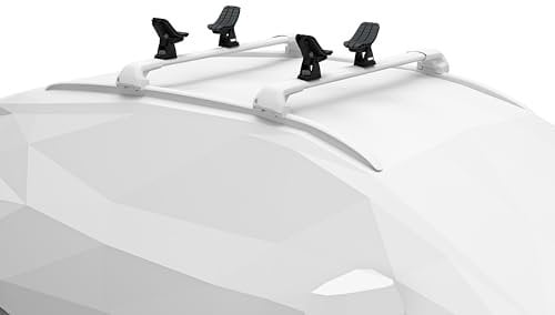 Thule DockGrip – Transporte des Kayaks et des Sup jusqu'à 91,4 cm de Large – s'adapte à Toutes Les Formes de Coque – s'adapte à la Plupart des Barres transversales de Toit – Porte-Kayak – Compatible