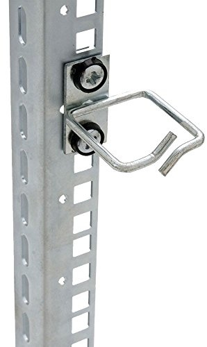 Triton RAX-D1-X44-X3 48,26 cm (19 Zoll) Kabelbügel D1, 40 x 40 mm, (RAL 7035) schwarz