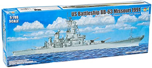Trumpeter 05705 Modellbausatz Schlachtschiff USS Missouri BB-63 1991