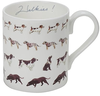 Sophie Allport Fine Bone China Boxed Mug (425ml) - Walkies!