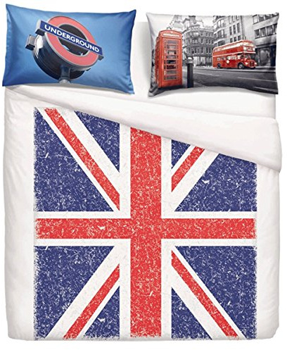 Bettwäsche Bassetti Mod. Union Jack 150 – 160 (4-teilig)