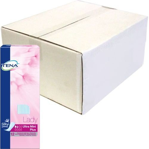 SCA Tena Lady Ultra Mini Plus Slipeinlagen (6x24 Stück, 144 Stück, 21 cm, Umweltfreundlich)