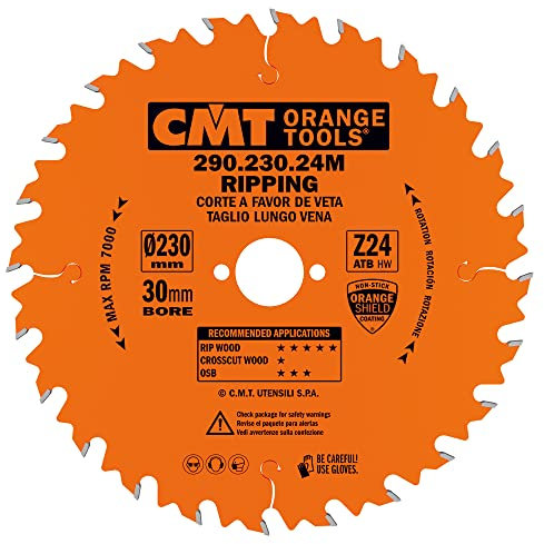 CMT Orange Tools 290,230,24 scie circulaire 230 m x 30 x 2,8 z 24 VTT 20 degrés