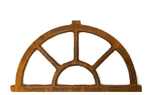 Nostalgia telaio della finestra finestre ad arco in ferro 35x64cm ghisa antico