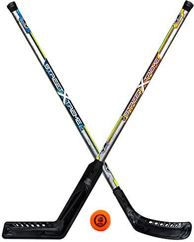 Franklin Sports Torwart Schläger Ball-Jugend Junior Street Hockey Set, rot, Einheitsgröße