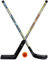 Franklin Sports Torwart Schläger Ball-Jugend Junior Street Hockey Set, rot, Einheitsgröße
