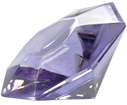 Acryl Streudeko Deko - Diamanten. Größe ca 32 mm. 10 Stück. Farbe: Lila VIOLETT -80