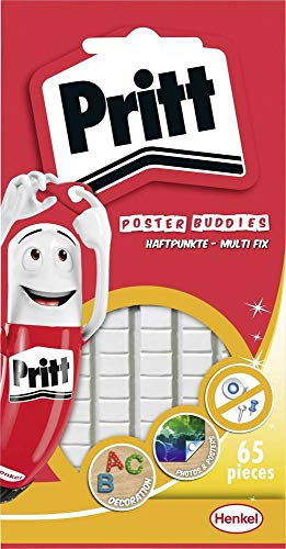 Pritt 42416 ON + Off Multi-FIX Klebepads PGP55 (L x B) 10mm x 10mm 65St
