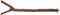 Trixie 5877 Natural Living Sitzstange, Y~Form, 35 cm/ø 18 mm