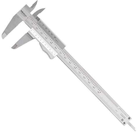Mitutoyo MIT531-128 Messschieber mit Daumengriff, hohe Genauigkeit, Messbereich 0-150 mm