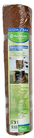 Floraworld Kokosschutzmatte Classic, Braun, 150 x 50 x 50 cm