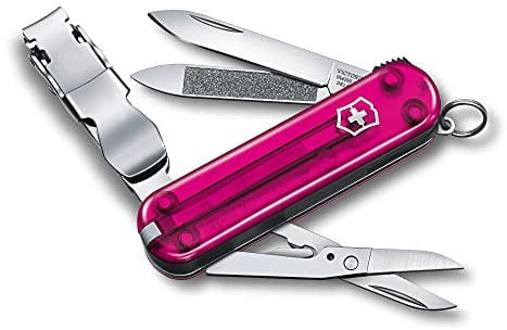 Victorinox, Nail Clip 580, Swiss Army Pocket Knife, Small, Multi Tool, Camping, 8 Functions, Blade, small, Nail file, Nail cleaner