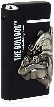 The Bulldog Schwarz Feuerzeug