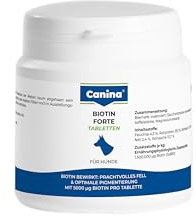 Canina Biotin forte Tabletten für Hunde, 100 g Tabletten