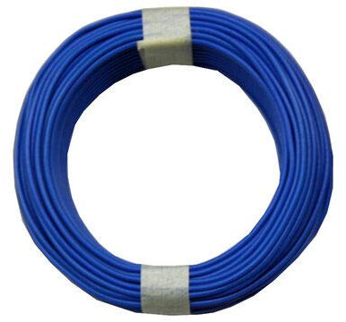 BELI-BECO L118/10 Kabel - Kupferlitze 1 x 0,14 mm² (1x18x0,10mm) - 10 m Ring (Blau)