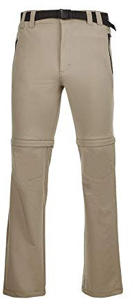 CMP Pantaloni Zip off Elasticizzati da Uomo, Corda, 58